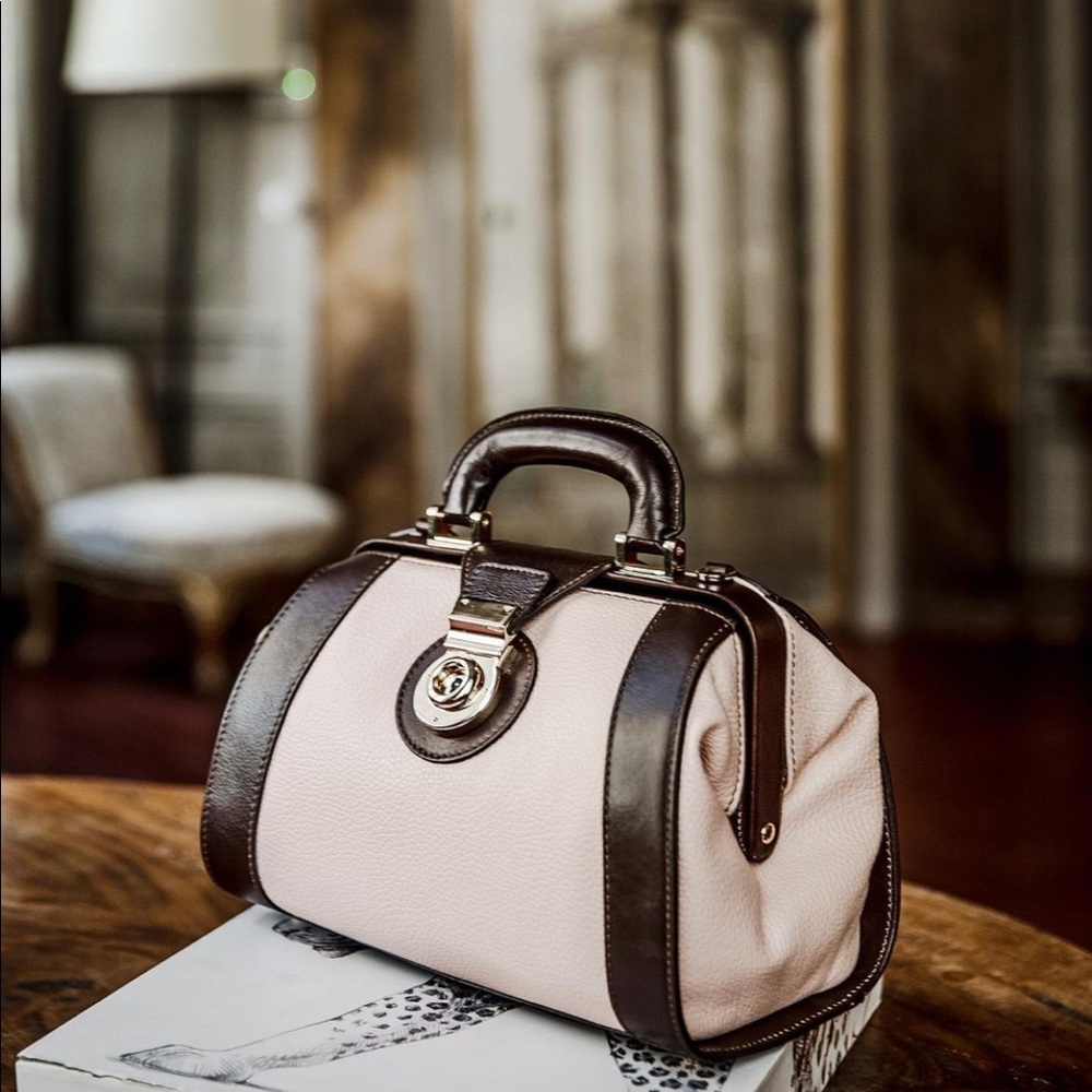 Divina Firenze Italian Leather Doctor
Satchel Vintage Classic